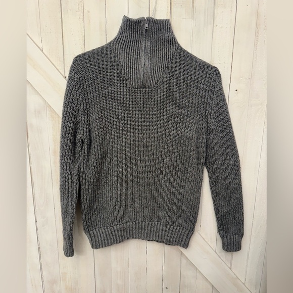 Cat & Jack Other - Cat & Jack Quarter Zip Sweater - Gray Blue - Youth XL (16) Size